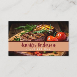 Executive Chef Personal Chef Sous Chef Restaurant Visitkort