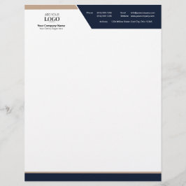 Executive Korrespondens Logotyp Branding Modern Ma Brevhuvud
