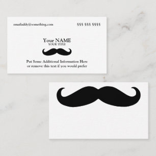 Executive Mustache Visitkort