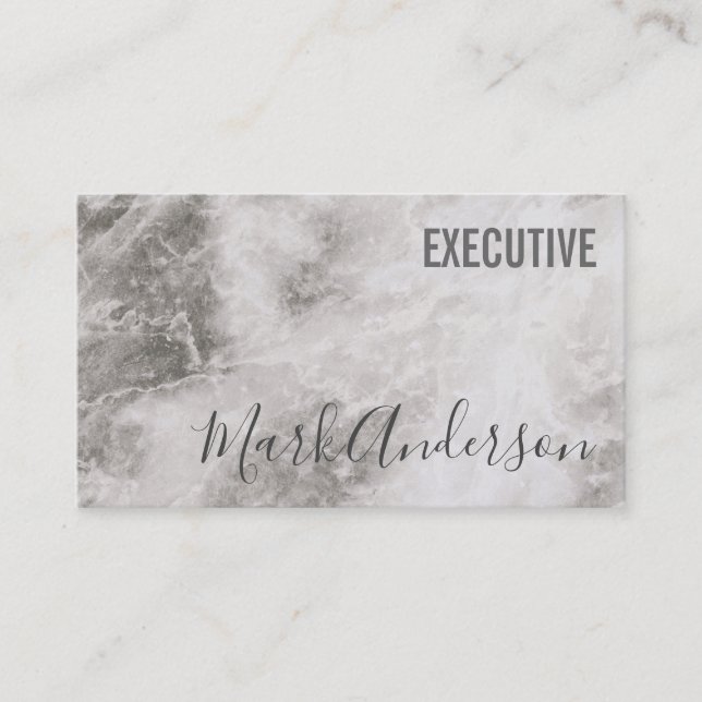 Executive | Signaturserien (Marble) Visitkort (Framsida)