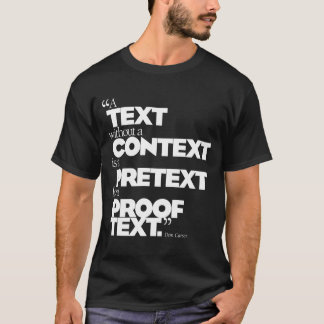 Exegetical vishet t-shirt