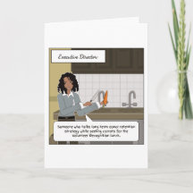 Exekutivdirektör - tackkort