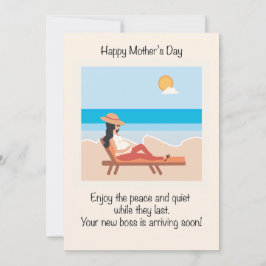 Exekverande Mors dag Julkort