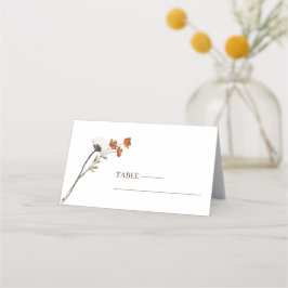 Exempel 1 Wildblomma Bröllop Placeringskort