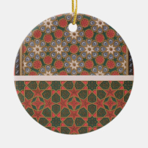 Exempel av takdekorationer, från 'arabisk konst julgransprydnad keramik