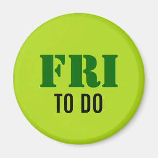 EXEMPEL: ENDAST FÄRG / ljust grönt + din text Magnet