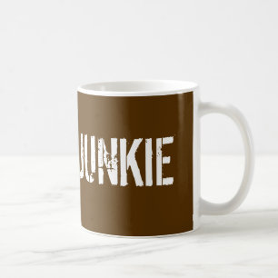EXEMPEL: ENDAST FÄRG / mörk brun + texten Kaffemugg