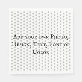 Exempel: Lägg till eget foto, text, teckensnitt el Pappersservett