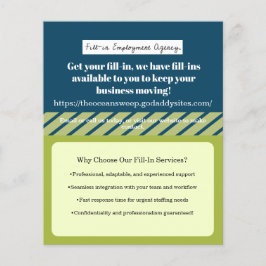 Exempel på affärsflygare flygblad