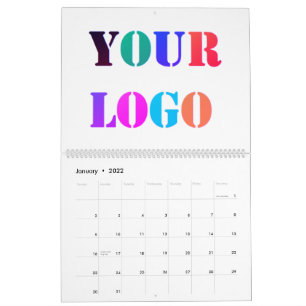 Exempel på anpassningsbar Company Logotyp Business Kalender