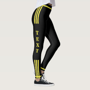 Exempel på Anpassningsbar Text och Färg Leggings