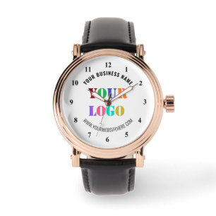 Exempel på din Logotyp Text Promotional Watch Armbandsur