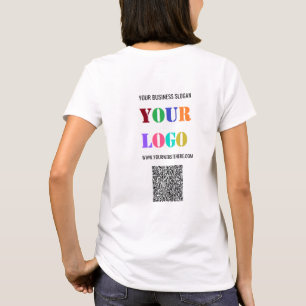 Exempel på Logotyp och QR-kod - Business T-Shirt