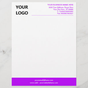 Exempel på Logotypen Design eller Photo Färg Lette Brevhuvud