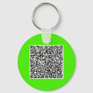 Exempel på nyckelkedjan QR-kodsökning Nyckelring