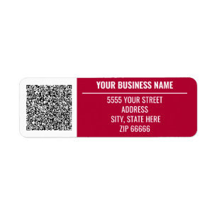 Exempel på QR-Returetiketter Returadress Etikett