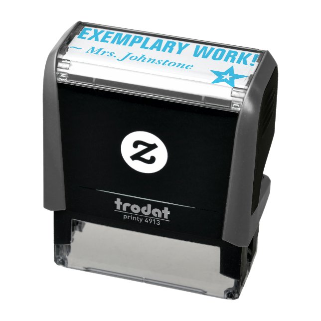 "EXEMPELARBETE!" + Anpassningsbar Utbildare Namn Självfärgande Stämpel (Produkt)