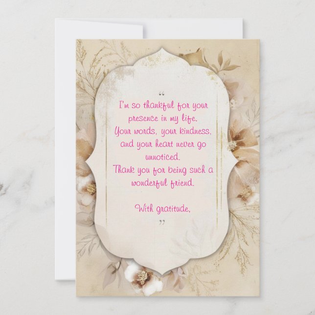 exempelmeddelande om tacksamhet inbjudningar (Framsida)