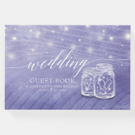 Exempelvis Mason Burk String Ljus Bröllop Guestboo Gästböcker