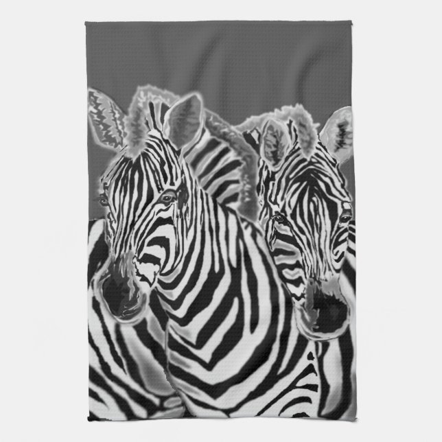 Exempelvis Zebra Kitchen Towel - Välj Färg Kökshandduk (Vertikal)