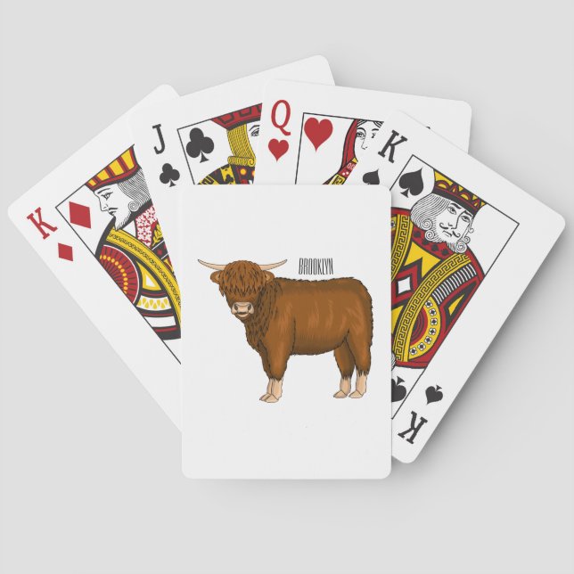 Exemplar på tecknad av höstko casinokort (Baksidan)