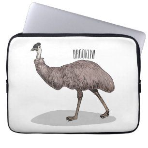 Exemplar på tecknaden av Emu-fåglar Laptop Fodral