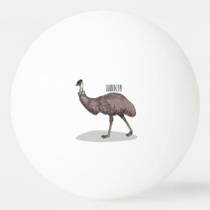 Exemplar på tecknaden av Emu-fåglar Pingisboll