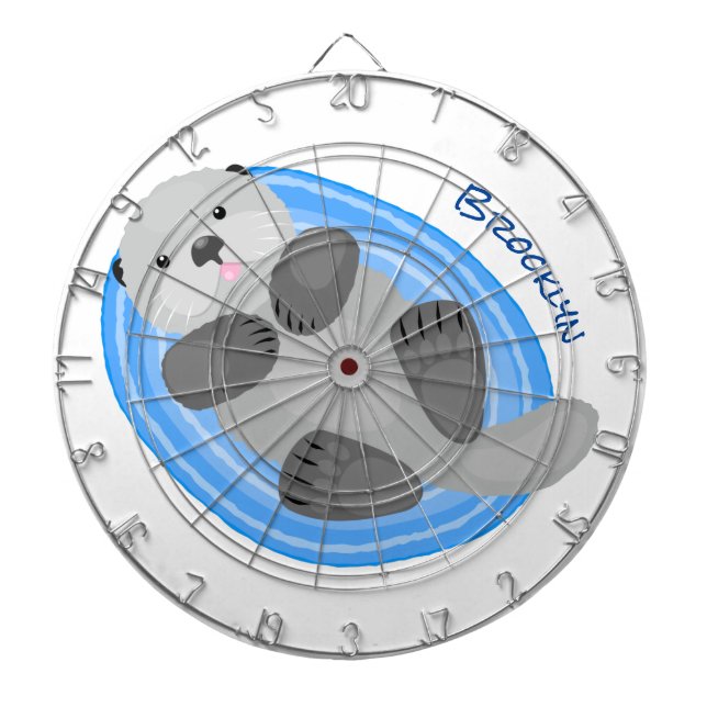 Exemplar på tecknaden av uttjänta havet i lycklig darttavla (Framsidan)