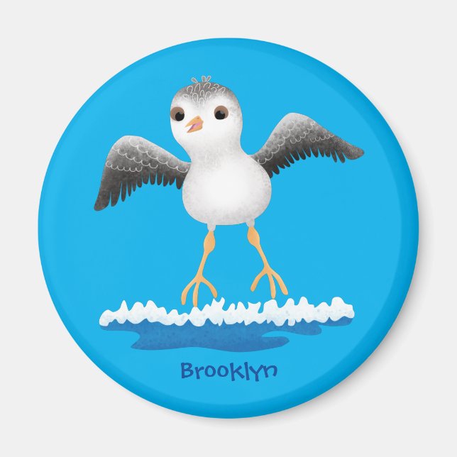 Exemplar på tecknaden för sandpiper i Cute baby Magnet (Framsidan)