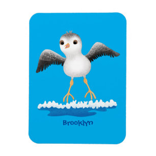 Exemplar på tecknaden för sandpiper i Cute baby Magnet