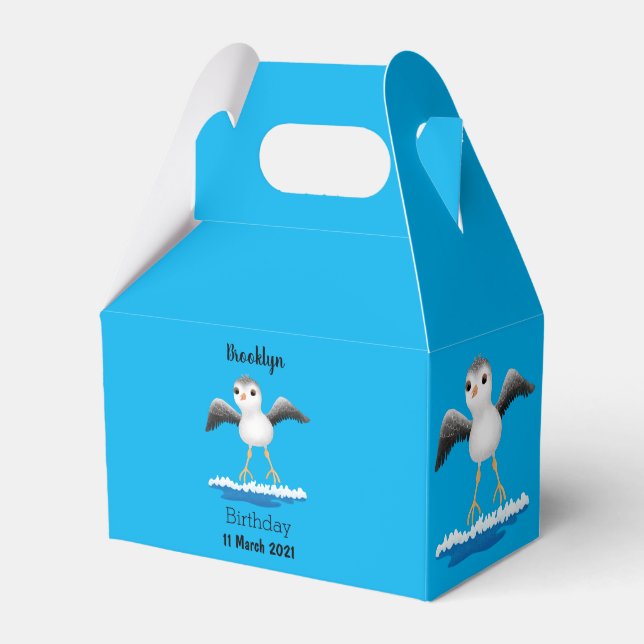Exemplar på tecknaden för sandpiper i Cute baby Presentaskar (Framsidan Sidan)