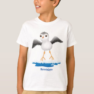 Exemplar på tecknaden för sandpiper i Cute baby T Shirt