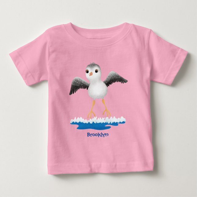 Exemplar på tecknaden för sandpiper i Cute baby T Shirt (Framsida)