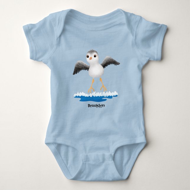 Exemplar på tecknaden för sandpiper i Cute baby T Shirt (Framsida)