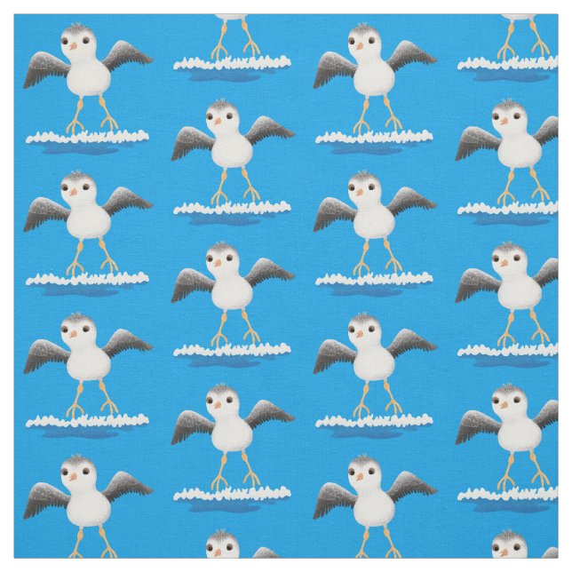 Exemplar på tecknaden för sandpiper i Cute baby Tyg (Provkarta)