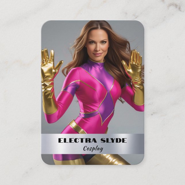 Exemplarkort för QR-kod för tungt Metall Visitkort (Framsida)