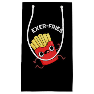 Exer-fries Funny Fries Puns Mörk BG