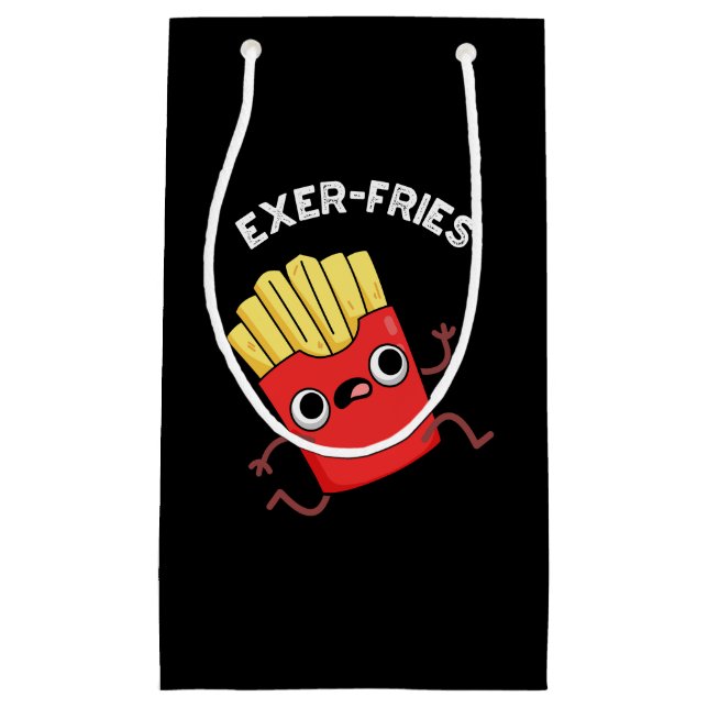 Exer-fries Funny Fries Puns Mörk BG (Framsidan)