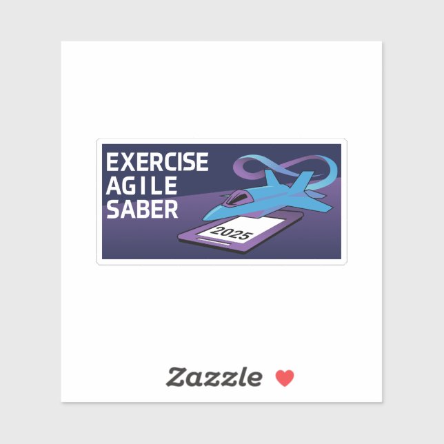 Exercise Agile Saber 2 Sticker Klistermärken (Ark)
