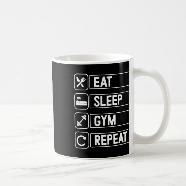 Exercise Bodybuilding Gym Kaffemugg (Höger)