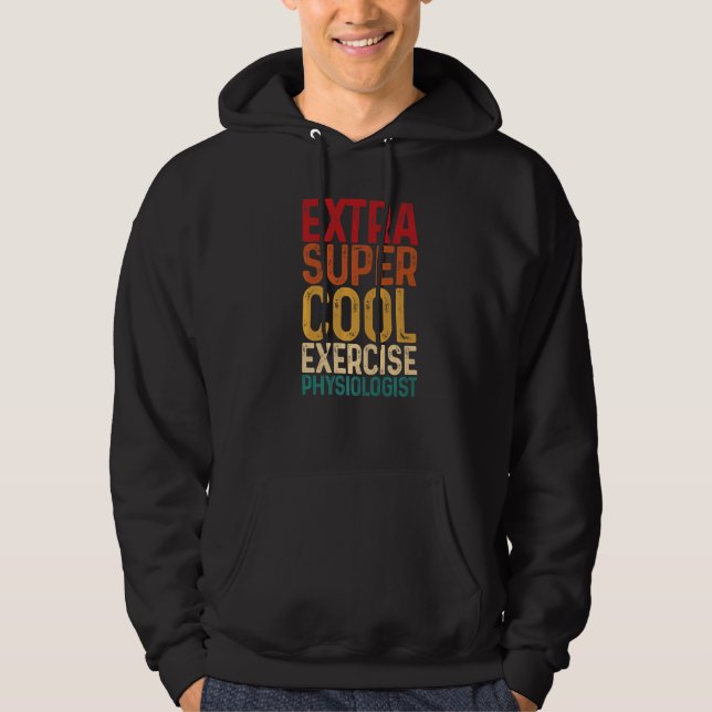 Exercise Physiologist Physiology Fitness Medical A Hoodie (Framsida)