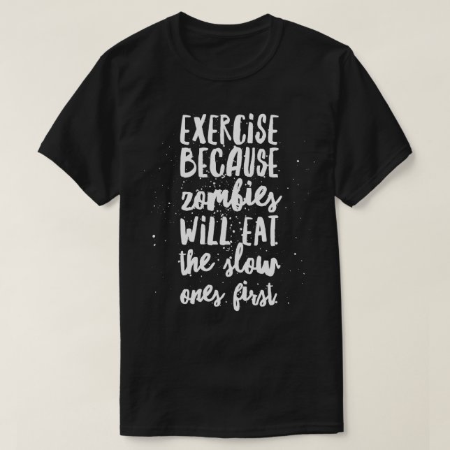 Exercise Zombies T Shirt (Design framsida)