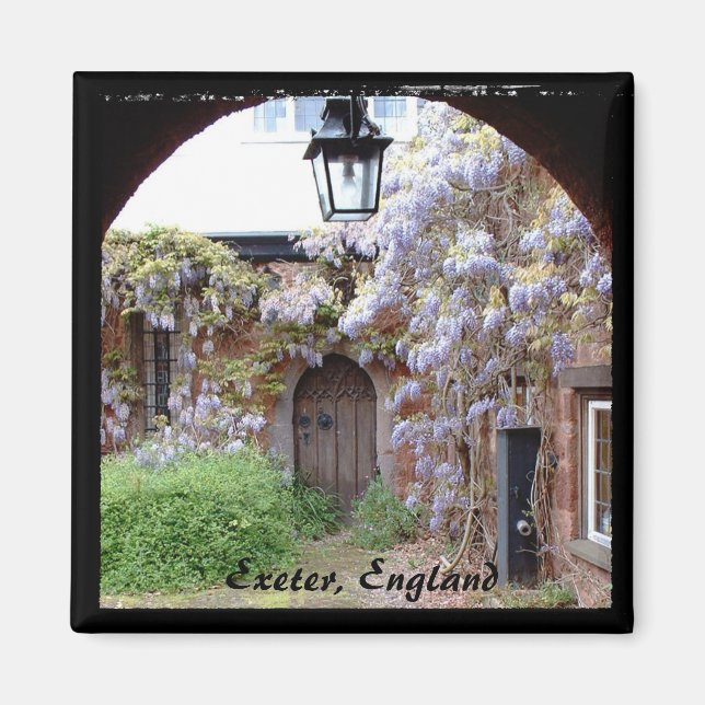 Exeter, Bishops House, England (Fridge Magnet) Magnet (Framsidan)