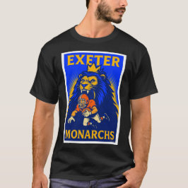 EXETER, CA MONARCHS CLASSIC FOOTBALL T-SHIRT. T SHIRT