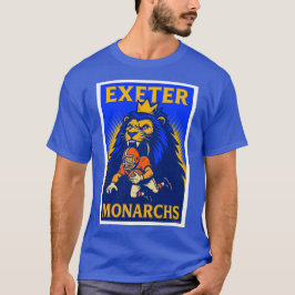 EXETER, CA MONARCHS CLASSIC FOOTBALL T-SHIRT. T SHIRT