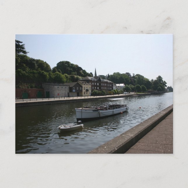 Exeter canal, Devon, UK Vykort (Framsida)