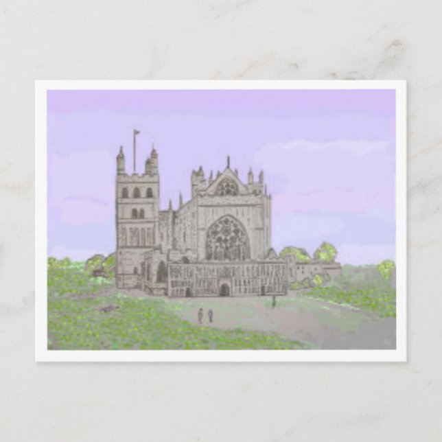 Exeter Cathedral-vykort, anpassa Vykort (Framsida)