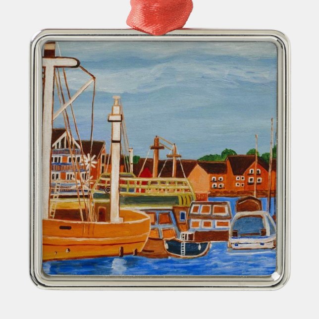 Exeter Devon England Julgransprydnad Metall (Framsidan)