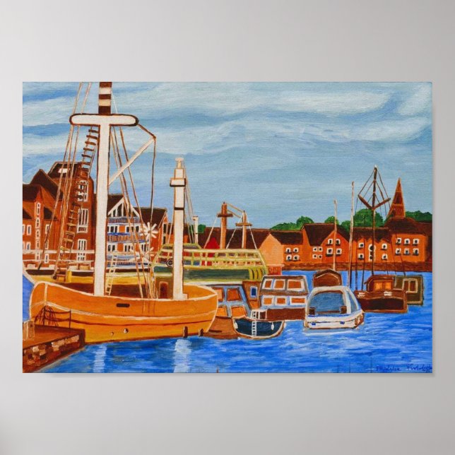 Exeter Frakt-kanal Poster (Framsidan)