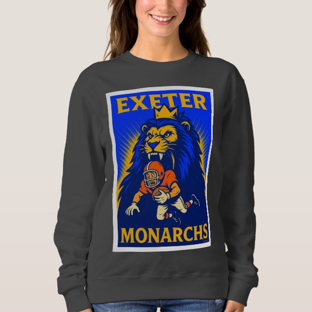 Exeter Monarchs klassiska tröjor med halsduk (Framsida)